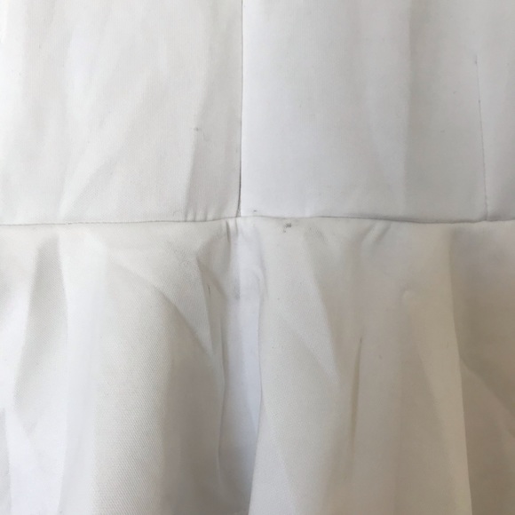 White peplum dress, form fitting - Picture 5 of 5